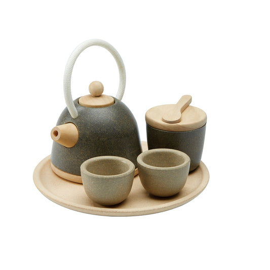 Classic Wooden Tea Set