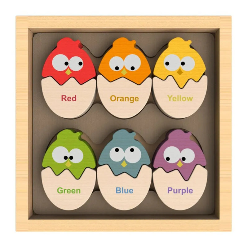 Color 'N Eggs | Bilingual Color Puzzle
