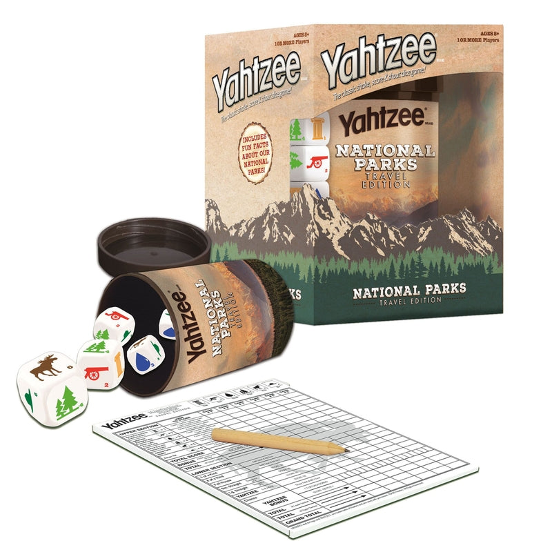 Yahtzee dice board game
