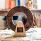 Natural Wood Weather Wheel Toy