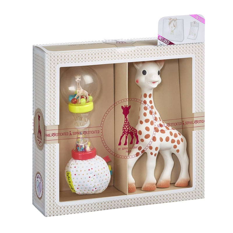 Sophie la girafe + Soft Maracas Rattle Gift Set