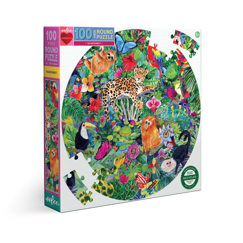 Rainforest | 100 Piece Round Puzzle
